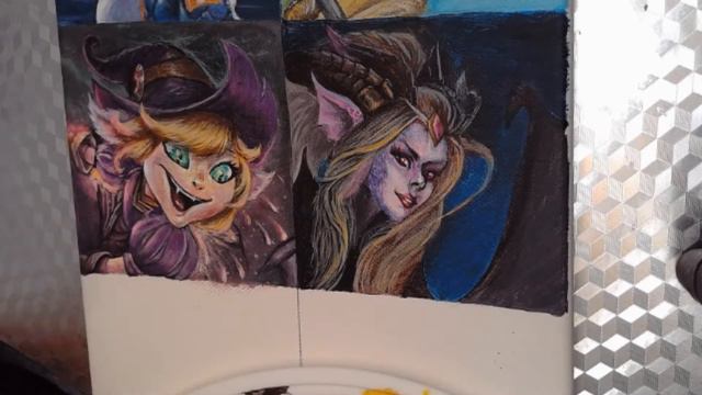 Drawing League of Legends heroes (part 3 of 11) Zyra смотреть онлайн