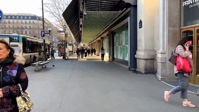 Paris Boulevard Haussmann Walking (Galeries Lafayette & Printemps) | Livestream смотреть онлайн