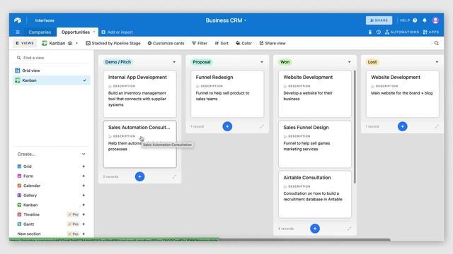 How to build a business CRM in Airtable! (Template Included) смотреть онлайн