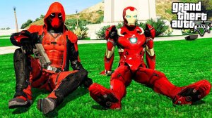 КАК ДЭДПУЛ СТАЛ ЖЕЛЕЗНЫМ ЧЕЛОВЕКОМ ГТА 5 МОДЫ! DEADPOOL IRON MANОБЗОР МОДА В GTA 5! ИГРЫ ВИДЕО MODS