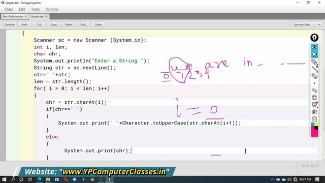 Lecture 4 - String Programs | WAP to input string & change first letter of every word to upper case смотреть онлайн
