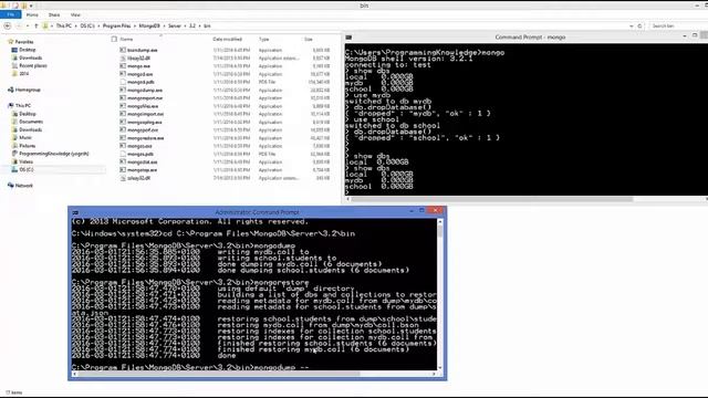 MongoDB Tutorial for Beginners 14 MongoDB BackUp and Resto смотреть онлайн