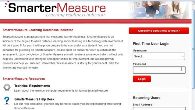 SmarterMeasure - Student Login Instructions смотреть онлайн
