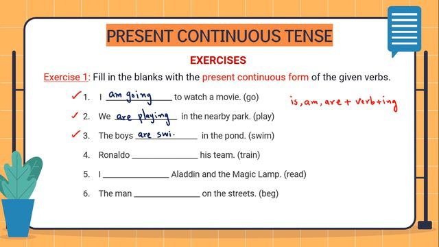 Present Continuous | Present Progressive Tense | Tenses in English Grammar with Examples Urdu Hindi смотреть онлайн