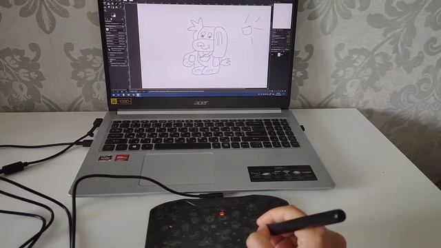 Обзор на графический планшет Gaomon S630 смотреть онлайн