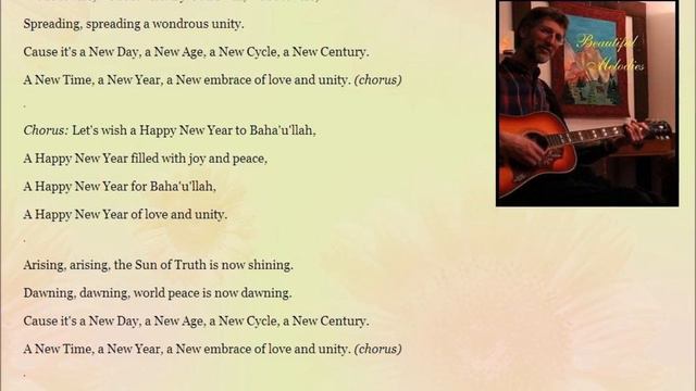 Happy New Year song by Jim Styan (with chords) смотреть онлайн