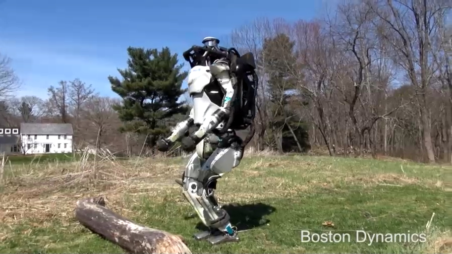 Робот Boston Dynamics вышел на пробежку смотреть онлайн