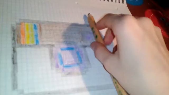 Рисунки по клеточкам #5. Сердце с instagram. смотреть онлайн