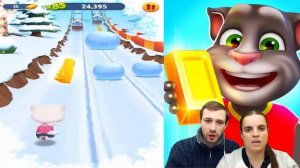 БолтушкА и ПРоХоДиМеЦ Сравнивают Тома, Анжелу и Бэна! #230 - игра Том Бег за ЗОЛОТОМ