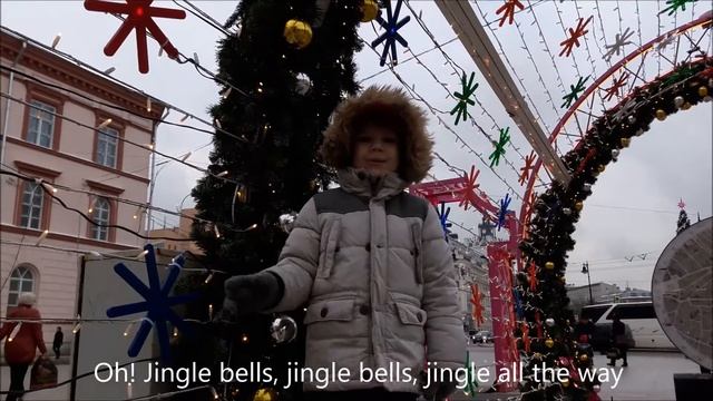 Английский детям самостоятельно. Учим английский. "Jingle bells" смотреть онлайн