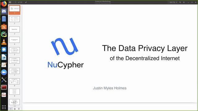 NuCypher + CoinList Hackathon: NuCypher Workshop смотреть онлайн