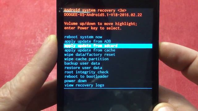 Recovery Doogee X5 смотреть онлайн