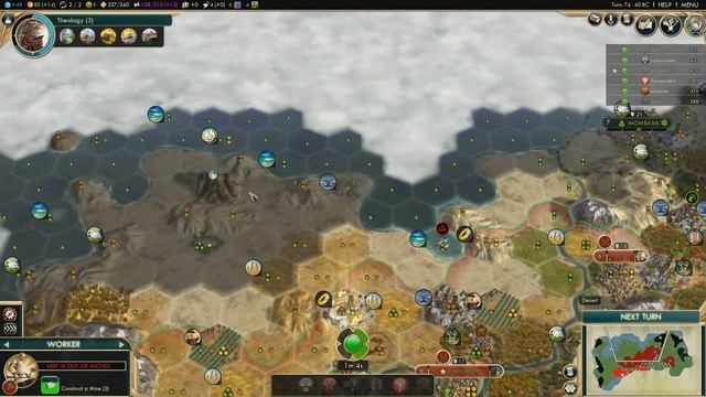 Марокко против всех! Серия №2: У кого производство лучше? (ходы 58-87). Civilization V смотреть онлайн