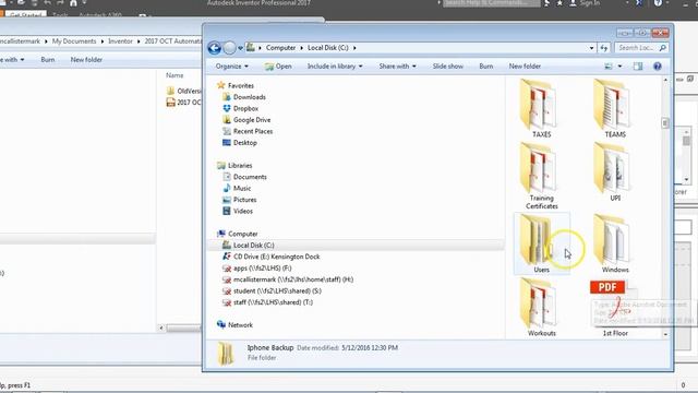Autodesk Inventor - Inventor Project File Creation and File Management смотреть онлайн