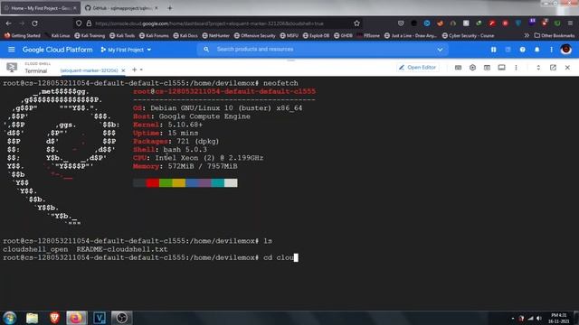 Hacking with Google Cloud Platform | 2021 | Devil Emox смотреть онлайн