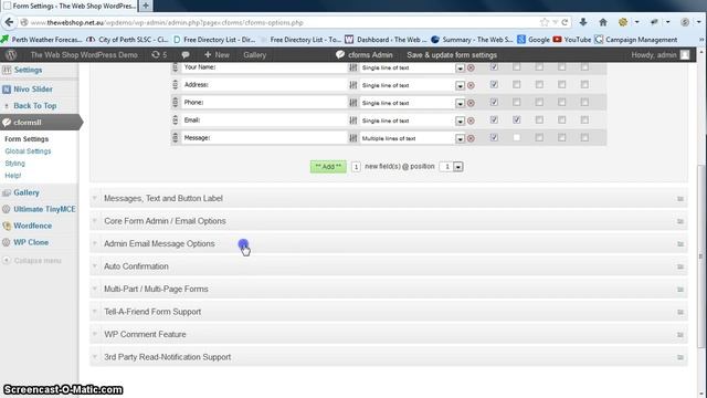 WordPress Tutorial 19: Changing Admin Email on Contact Forms смотреть онлайн