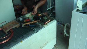 Ремонт холодильника.замена испарителя на медь.что получилось часть2