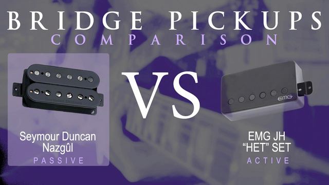Seymour Duncan NAZGUL vs EMG JH "HET" SET - Bridge Pickup Guitar Comparison смотреть онлайн