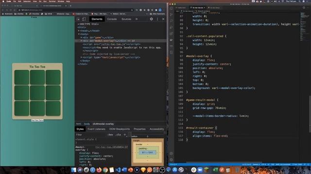 Javascript project - A Tic Tac Toe game in 84 minutes смотреть онлайн