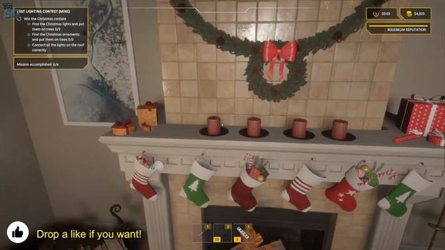 Electrician Simulator - New Winter Update - Best Lighting Contest! #8
