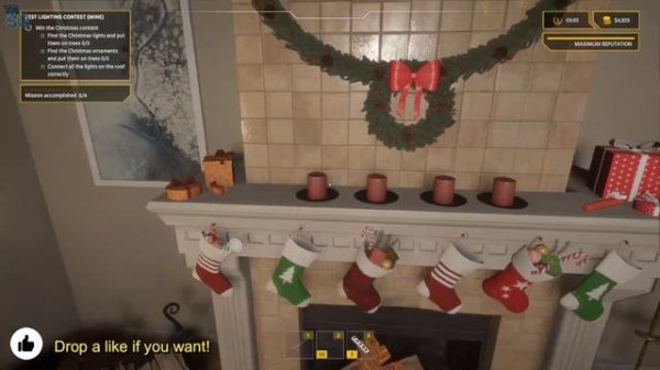 Electrician Simulator - New Winter Update - Best Lighting Contest! #8