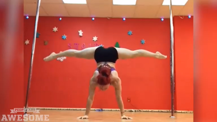 Невероятные трюки от прекрасных девушек :) смотреть онлайн