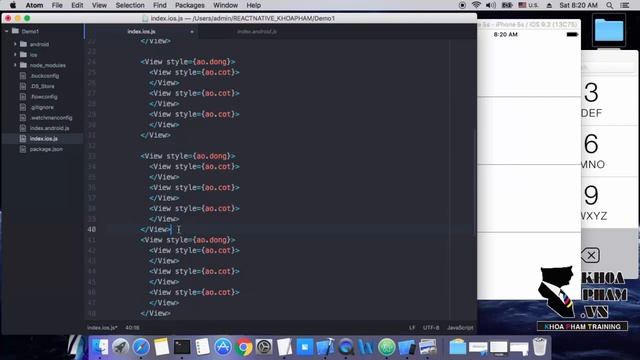 REACT NATIVE KHOA PHẠM | Bài 9: FLEX PHẦN 2 смотреть онлайн