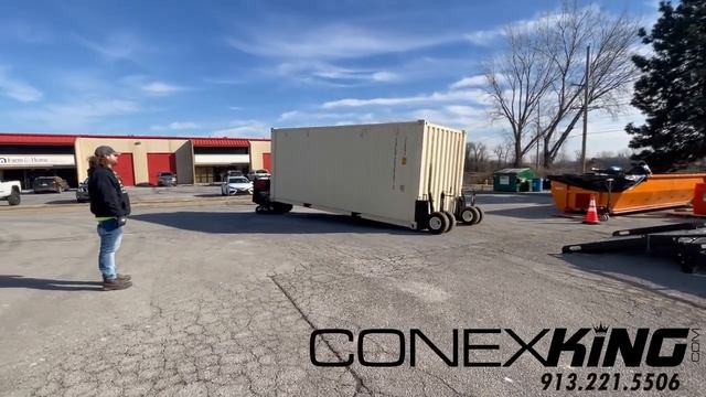 Specialized shipping container delivering and moving with Conex King смотреть онлайн