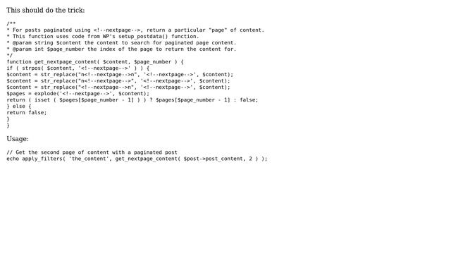 Wordpress: Getting content from a single \*page\* of a post (2 Solutions!!) смотреть онлайн