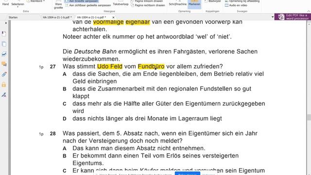 Examenbespreking HAVO Duits 2021-1 tekst 7 @mevrouw.duits смотреть онлайн