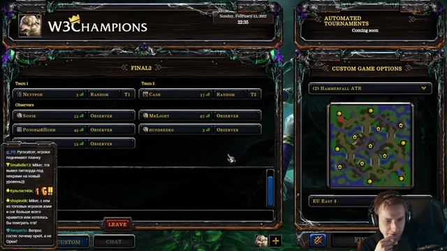 WarCraft 3 ATR 23 с Майкером смотреть онлайн