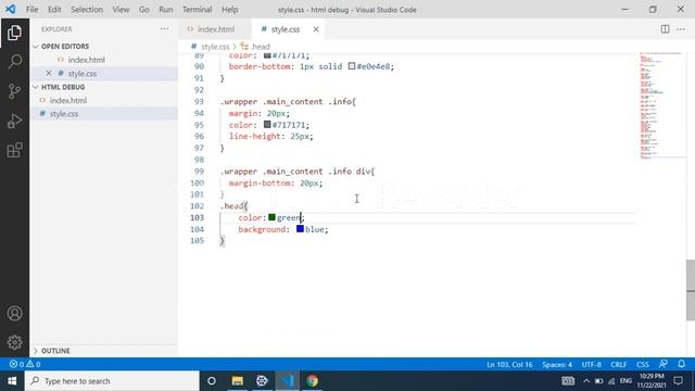 Debug html | debug CSS code | How to debug html | How to debug CSS code | Chrome developer tools смотреть онлайн
