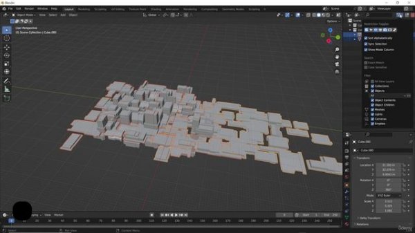Developing and Industrial Concept Art  - Часть 4 - Blocking Out the City Base