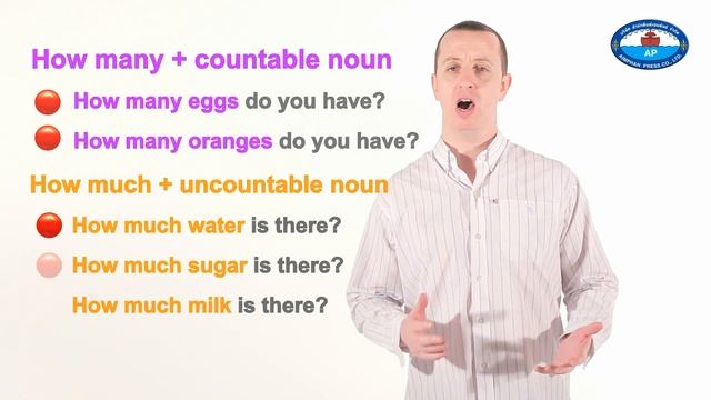 Countable & Uncountable Nouns, Some/Any, How much/many?, too much/many @Aimphan смотреть онлайн