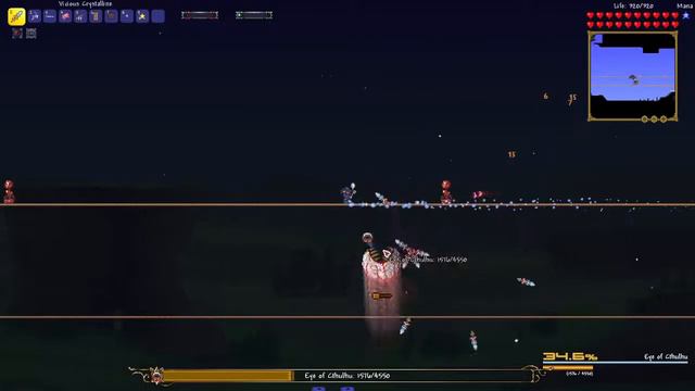 terraria calamity mod death mode eye of cthulu no hit (rogue) смотреть онлайн