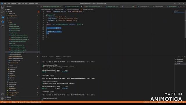 Form Generator with Angular 12 смотреть онлайн