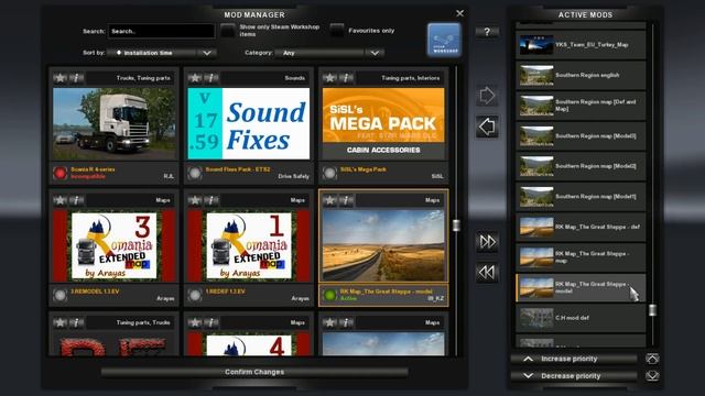 ETS2 1.31 - Promods, Rusmap, Southern Region, Romania Extended, EAA, China, Open Spaces, YKS Turkey смотреть онлайн