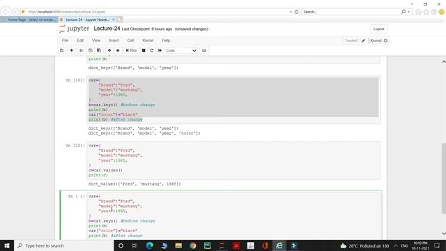 Python in Telugu|Lecture-24|Accessing,changing items in dictionary|LectureswithAkhil| смотреть онлайн