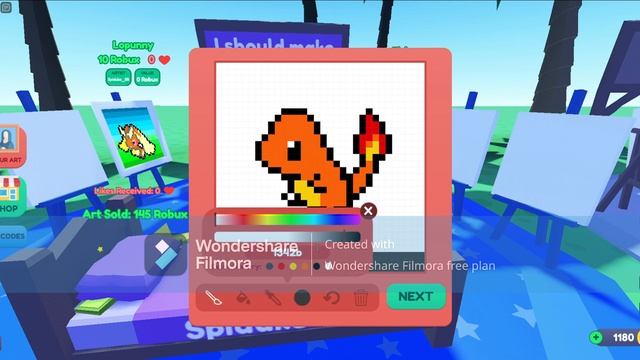Roblox Starving Artists (How to Drawing Charmander Pokemon) (Part 3) смотреть онлайн