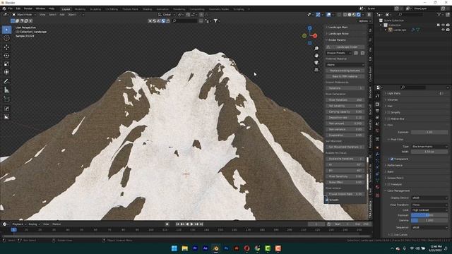 Create Mountain in Just a Minute ! BEST BLENDER 3D LANDSCAPE ADDON | BLENDER 3D TUTORIAL смотреть онлайн