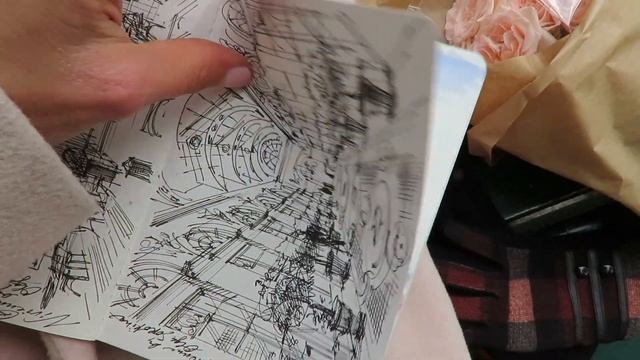 ?МОИ ПАРИЖСКИЕ СКЕТЧИ: быстрые городские скетчи маркерами в скетчбуке А6