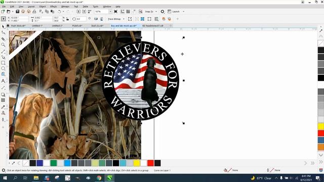 CorelDraw Tips & Tricks Cut a Photo in Half and Print both parts Part 4 смотреть онлайн