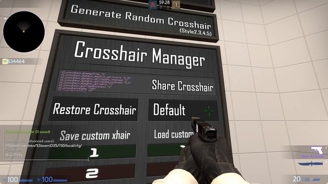CS:GO - How to change your Crosshair! смотреть онлайн