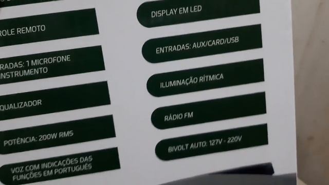 UNBOXING SOM PORTATIL AMVOX ACA 200W смотреть онлайн