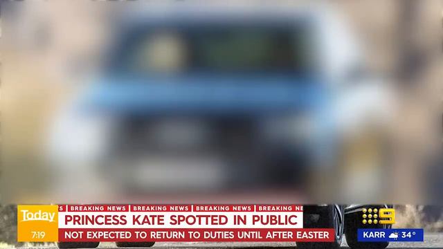 Kate Middleton has been spotted in public for the first time since surgery | Today Show Australia смотреть онлайн