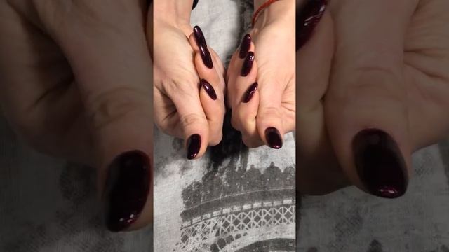 Шикарный гель-лак! Бардо, спелая вишня с шимером! Богато, модно, стильно! смотреть онлайн