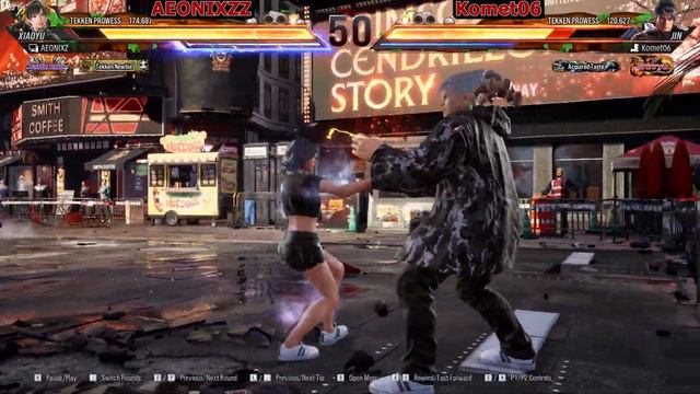 Tekken 8 - AEONIXZZ (#1 XIAOYU) Vs Komet06 (#1 JIN) - Player Matches