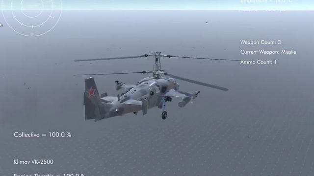 Silantro Unity3D Helicopter Simulator: KA-52 Alligator Combat Flight Test смотреть онлайн