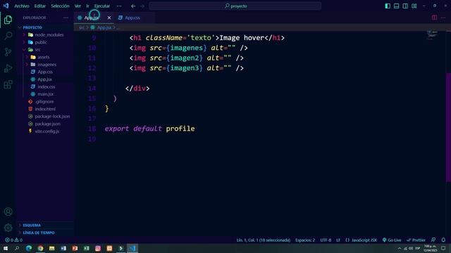 EFECTO HOVER CON REACT Y VITE смотреть онлайн