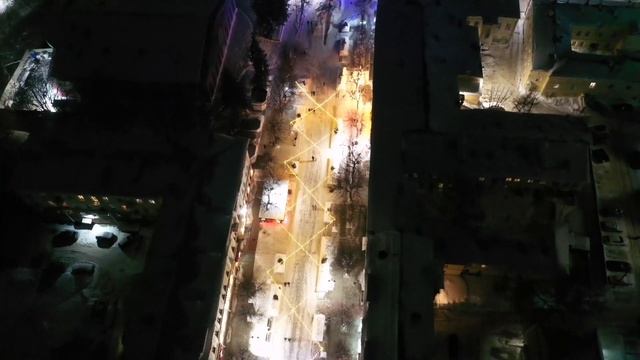 Вы видели ночной Орел с высоты птичьего полета?